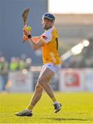 9 March 2025; James McNaughton of Antrim during the Allianz Hurling League Division 1B match between Antrim and Laois at Corrigan Park in Belfast. Photo by Ramsey Cardy/Sportsfile