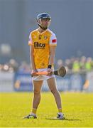 9 March 2025; James McNaughton of Antrim during the Allianz Hurling League Division 1B match between Antrim and Laois at Corrigan Park in Belfast. Photo by Ramsey Cardy/Sportsfile