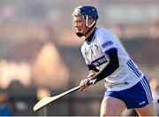 9 March 2025; Laois goalkeeper Cathal Dunne during the Allianz Hurling League Division 1B match between Antrim and Laois at Corrigan Park in Belfast. Photo by Ramsey Cardy/Sportsfile