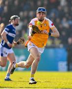 9 March 2025; James McNaughton of Antrim during the Allianz Hurling League Division 1B match between Antrim and Laois at Corrigan Park in Belfast. Photo by Ramsey Cardy/Sportsfile