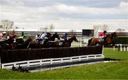 11 March 2025: Myretown, with Patrick Wadge up, on their way to winning the Ultima Handicap Chase on day one of the Cheltenham Racing Festival at Prestbury Park in Cheltenham, England. Photo by Harry Murphy/Sportsfile