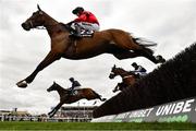 11 March 2025: Myretown, with Patrick Wadge up, on their way to winning the Ultima Handicap Chase on day one of the Cheltenham Racing Festival at Prestbury Park in Cheltenham, England. Photo by David Fitzgerald/Sportsfile