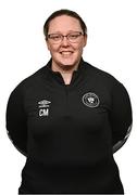 11 March 2025; Athletic Therapist Ciara Mulrooney during a Sligo Rovers squad portraits session at The Showgrounds in Sligo. Photo by Tyler Miller/Sportsfile