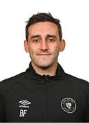 11 March 2025; Analyst Brendan Fitzsimons during a Sligo Rovers squad portraits session at The Showgrounds in Sligo. Photo by Tyler Miller/Sportsfile