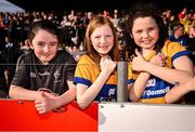 9 March 2025; Supporters at the Allianz Hurling League Division 1A match between Clare and Cork at Zimmer Biomet Páirc Chíosóg in Ennis, Clare. Photo by Piaras Ó Mídheach/Sportsfile