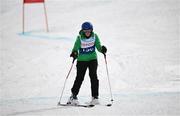 12 March 2025; Lorraine Whelan of Team Ireland, a member of Kilternan Karvers, Delgany, Wicklow, competing in the Intermediate Giant Slalom, Division fifteen, during day four of the Turin 2025 Special Olympics World Winter Games in Sestriere, Italy. Photo by Ray McManus/Sportsfile