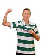 12 March 2025; Shamrock Rovers new signing Ruesha Littlejohn poses for a portrait during her unveiling at Tallaght Stadium in Dublin. Photo by Stephen McCarthy/Sportsfile