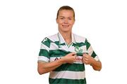 12 March 2025; Shamrock Rovers new signing Ruesha Littlejohn poses for a portrait during her unveiling at Tallaght Stadium in Dublin. Photo by Stephen McCarthy/Sportsfile