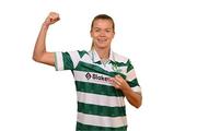 12 March 2025; Shamrock Rovers new signing Ruesha Littlejohn poses for a portrait during her unveiling at Tallaght Stadium in Dublin. Photo by Stephen McCarthy/Sportsfile