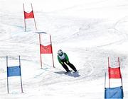 13 March 2025; Caolan McConville of Team Ireland, a member of Skiability Northern Ireland, Aghaghallon, Antrim, during divisioning in Advanced Super G Event during day five of the Turin 2025 Special Olympics World Winter Games in Sestriere, Italy. Photo by Ray McManus/Sportsfile