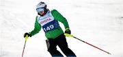 13 March 2025; Caolan McConville of Team Ireland, a member of Skiability Northern Ireland, Aghaghallon, Antrim, during divisioning in Advanced Super G Event during day five of the Turin 2025 Special Olympics World Winter Games in Sestriere, Italy. Photo by Ray McManus/Sportsfile