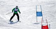 13 March 2025; Clive Healy of Team Ireland, a member of Waterford Special Olympics Club, Waterford City during divisioning in the Novice Super G Event during day five of the Turin 2025 Special Olympics World Winter Games in Sestriere, Italy. Photo by Ray McManus/Sportsfile