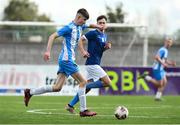 12 March 2025; Darragh Reynolds of Rice College during the FAI Schools Dr Tony O'Neill Senior National Cup final match between Blackrock College and Rice College at Athlone Town Stadium in Athlone, Westmeath. Photo by Matt Browne/Sportsfile