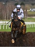 13 March 2025; Il Est Francais, with James Reveley up, jump the last, first time round, who finished sixth, during the Ryanair Chase on day three of the Cheltenham Racing Festival at Prestbury Park in Cheltenham, England. Photo by David Fitzgerald/Sportsfile