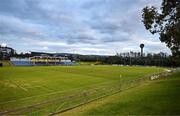 13 March 2025; A general view of the UCD Bowl before the annual men’s Rugby Colours match between Dublin University and UCD at UCD Bowl in Dublin. Photo by Sam Barnes/Sportsfile