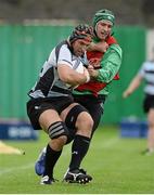 7 October 2013; Connacht's John Muldoon is tackled by Dave McSharry during squad training ahead of their Heineken Cup 2013/14, Pool 3, Round 1, game against Saracens on Friday. Connacht Rugby Squad Training & Press Conference, Sportsground, Galway. Picture credit: Diarmuid Greene / SPORTSFILE