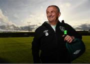 8 October 2013; Republic of Ireland interim manager Noel King during a management and player update ahead of their 2014 FIFA World Cup Qualifier, Group C, game against Germany on Friday. Republic of Ireland Management and Player Update, Gannon Park, Malahide, Co. Dublin. Picture credit: David Maher / SPORTSFILE