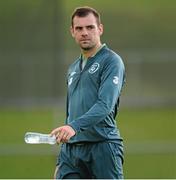 8 October 2013; Darron Gibson, Republic of Ireland, during squad training ahead of their 2014 FIFA World Cup Qualifier, Group C, game against Germany on Friday. Republic of Ireland Squad Training, Gannon Park, Malahide, Co. Dublin. Picture credit: David Maher / SPORTSFILE