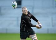 10 October 2013; Ulster's Iain Henderson during squad training ahead of their Heineken Cup, Pool 5, Round 1, match against Leicester Tigers on Friday. Ulster Rugby Squad Training, Ravenhill Stadium, Belfast, Co. Antrim. Picture credit: Oliver McVeigh / SPORTSFILE