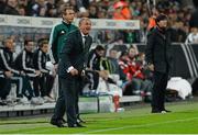 11 October 2013; Republic of Ireland interim manager Noel King issues instructions during the 2014 FIFA World Cup Qualifier Group C match between Germany and Republic of Ireland at Rhine Energie Stadion in Cologne, Germany. Photo by David Maher/Sportsfile