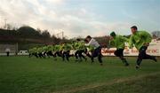 17 November 1998; A general view during a Republic of Ireland Training Session at Radnitchi Stadium in Belgrade, Yugoslavia. Photo By Brendan Moran/Sportsfile.