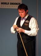 16 December 1998; Stephen Lee during Day 3 of the Irish Open Snooker at the National Basketball Arena in Tallaght, Dublin. Photo by Brendan Moran/Sportsfile