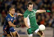 19 October 2013; Michael Murphy, Ireland, in action against Cameron Ellis-Yolmen, Australia. International Rules, First Test, Ireland v Australia, Kingspan Breffni Park, Cavan. Picture credit: Oliver McVeigh / SPORTSFILE