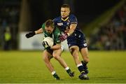 19 October 2013; Ross Munnelly, Ireland, in action against Leroy Jetta, Australia. International Rules, First Test, Ireland v Australia, Kingspan Breffni Park, Cavan. Picture credit: Barry Cregg / SPORTSFILE