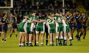 19 October 2013; The Ireland team during a  pre-match huddle. International Rules, First Test, Ireland v Australia, Kingspan Breffni Park, Cavan. Picture credit: Oliver McVeigh / SPORTSFILE