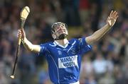 10 October 2004; Sean Ryan, Mount Sion, celebrates his second half goal. Waterford Senior Hurling Final, Mount Sion v Ballygunner, Walsh Park, Waterford. Picture credit; Matt Browne / SPORTSFILE
