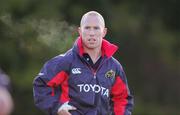 19 October 2004; Peter Stringer during Munster rugby squad training. University of Limerick, Limerick. Picture credit; Kieran Clancy / SPORTSFILE