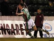 19 October 2004; Kevin Doyle, Cork City, celebrates after scoring his sides first goal. eircom league, Premier Division, Longford Town v Cork City, Flancare Park, Longford. Picture credit; David Maher / SPORTSFILE