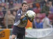 3 October 2004; Gary Rogers, Drogheda United. FAI Carlsberg Cup Semi-Final, Longford Town v Drogheda United, Flancare Park, Longford. Picture credit; David Maher / SPORTSFILE