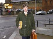 22 October 2004; FAI treasurer John Delaney arriving at the Conrad Hotel, Earlsfort Terrace, Dublin. Picture credit; Pat Murphy / SPORTSFILE