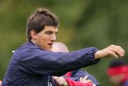 27 October 2004; Donnacha O'Callaghan during Munster Rugby squad training. University of Limerick, Limerick. Picture credit; Kieran Clancy / SPORTSFILE