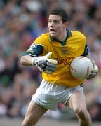 24 October 2004; Stephen Cluxton, Ireland. Coca Cola International Rules Series 2004, Second Test, Ireland v Australia, Croke Park, Dublin. Picture credit; Brendan Moran / SPORTSFILE *** Local Caption *** Any photograph taken by SPORTSFILE during, or in connection with, the 2004 Coca Cola International Rules Series which displays GAA logos or contains an image or part of an image of any GAA intellectual property, or, which contains images of a GAA player/players in their playing uniforms, may only be used for editorial and non-advertising purposes.  Use of photographs for advertising, as posters or for purchase separately is strictly prohibited unless prior written approval has been obtained from the Gaelic Athletic Association.