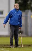 16 October 2004; Scotland goalkeeper Graham MacPherson. Senior Mens Hurling Shinty International, Ireland v Scotland, Rathoath GAA Club, Phairc Sean Eiffe, Co. Meath. Picture credit; Damien Eagers / SPORTSFILE