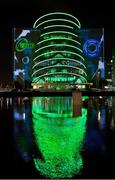 1 November 2013; A general view of the National Convention Centre, Dublin, during Brian O'Driscoll's Testimonial Event. National Convention Centre, Spencer Dock, North Wall Quay, Dublin. Picture credit: Ramsey Cardy / SPORTSFILE