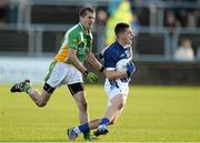 3 November 2013; Jackson McGreevy, St Gall’s, in action against Colin Kelly, Glenswilly. AIB Ulster Senior Club Football Championship, Quarter-Final, Glenswilly, Donegal v St Gall’s, Antrim. MacCumhaill Park, Ballybofey, Co. Donegal. Picture credit: Oliver McVeigh / SPORTSFILE