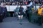13 November 2004; Johnny O'Connor, Ireland, makes his way out onto the pitch to make his debut. Rugby International, Ireland v South Africa, Lansdowne Road, Dublin. Picture credit; Brendan Moran / SPORTSFILE