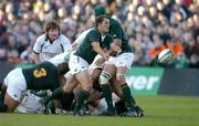 13 November 2004; Fourie Du Preez, South Africa. Rugby International, Ireland v South Africa, Lansdowne Road, Dublin. Picture credit; Brendan Moran / SPORTSFILE