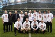 3 November 2013; The FAI Ford Cup Jubilee Team, 1988 Cup Winners Dundalk FC. Aviva Stadium, Lansdowne Road, Dublin. Picture credit: David Maher / SPORTSFILE