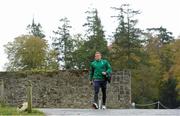5 November 2013; Ireland's Ian Madigan arrives ahead of during squad training ahead of their Guinness Series International match against Samoa on Saturday. Ireland Rugby Squad Training, Carton House, Maynooth, Co. Kildare. Picture credit: Brendan Moran / SPORTSFILE