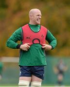 5 November 2013; Ireland's Paul O'Connell during squad training ahead of their Guinness Series International match against Samoa on Saturday. Ireland Rugby Squad Training, Carton House, Maynooth, Co. Kildare. Picture credit: Brendan Moran / SPORTSFILE