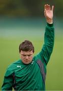 5 November 2013; Ireland's Brian O'Driscoll in action during squad training ahead of their Guinness Series International match against Samoa on Saturday. Ireland Rugby Squad Training, Carton House, Maynooth, Co. Kildare. Picture credit: David Maher / SPORTSFILE