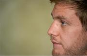 5 November 2013; Ireland's Chris Henry during a press conference ahead of their Guinness Series International match against Samoa on Saturday. Ireland Rugby Squad Press Conference, Carton House, Maynooth, Co. Kildare. Picture credit: Brendan Moran / SPORTSFILE