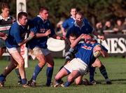 13 February 1999; Fergal Campion of St Mary's College in action against Simon Johnston of Shannon during the AIB All-Ireland League Division 1 match between St Mary's College and Shannon RFC at Templeville Road in Dublin. Photo by Brendan Moran/Sportsfile