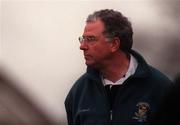 31 January 1999; Kilmacud Crokes Manager Robbie Kelleher looks on during the AIB Leinster Club Football Championship Final 2nd Replay match between Éire Og and Kilmacud Crokes at St Conleths Park in Newbridge, Kildare. Photo by Aoife Rice/Sportsfile