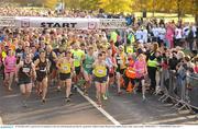 10 November 2013; A general view of competitors at the start of the Remembrance Run 5k, organised by Athletics Ireland. Phoenix Park, Dublin. Picture credit: Tomás Greally / SPORTSFILE