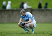 10 November 2013; A dejected Keith Lynch, Newtown Blues, after the game. AIB Leinster Senior Club Football Championship, Quarter-Final, Newtown Blues, Louth v Summerhill, Meath. County Grounds, Drogheda, Co. Louth. Photo by Sportsfile